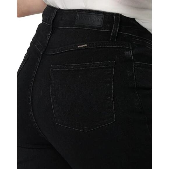 Wrangler High Rise Bold Bootcut Jean (Size 6/28) Black - Picture 3 of 10